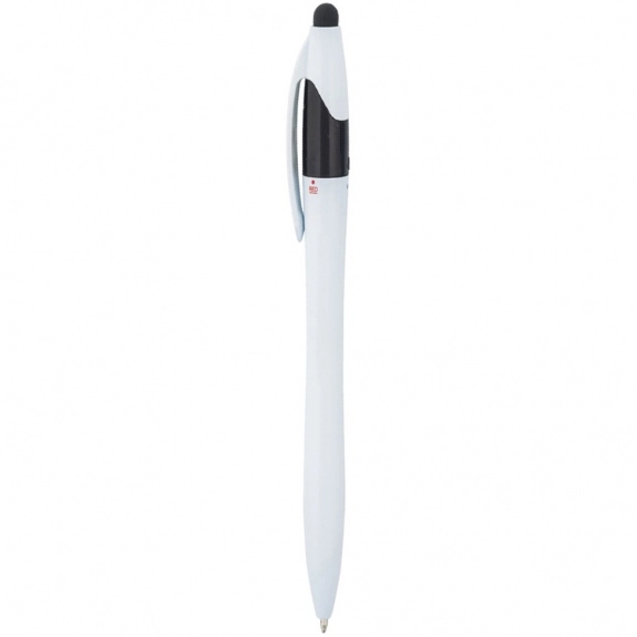 Black 3-Color Twist-Action Javelin Stylus Custom Pen 