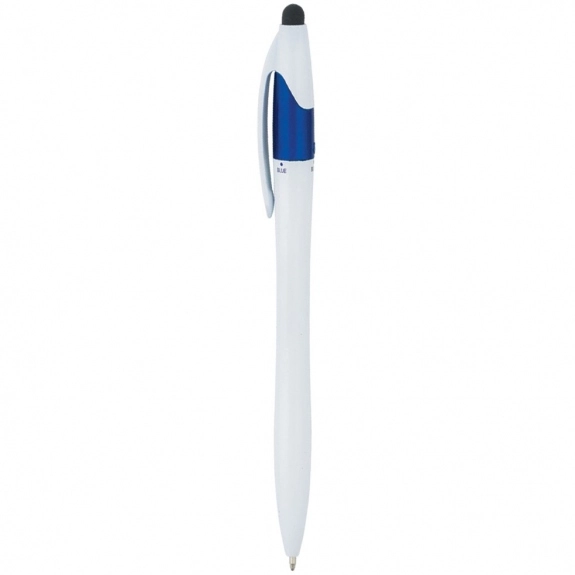 Blue 3-Color Twist-Action Javelin Stylus Custom Pen 