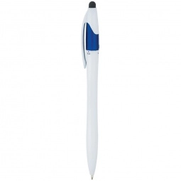 Blue 3-Color Twist-Action Javelin Stylus Custom Pen 
