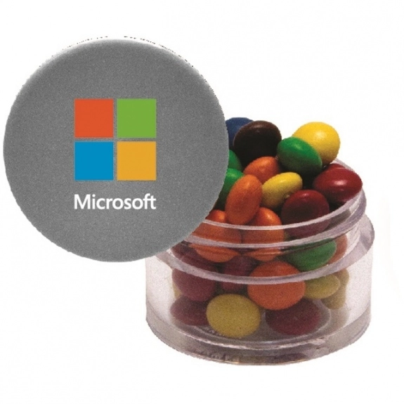 Silver Twist Top Dispenser w/ Promotional Candy