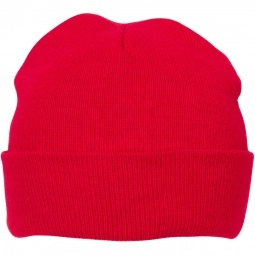 Red Knitted Promotional Beanie Cap