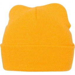 Gold Knitted Promotional Beanie Cap