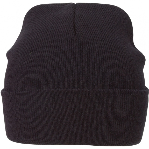 Navy Knitted Promotional Beanie Cap