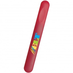 Red Full Color Custom Nail File In Sleeve