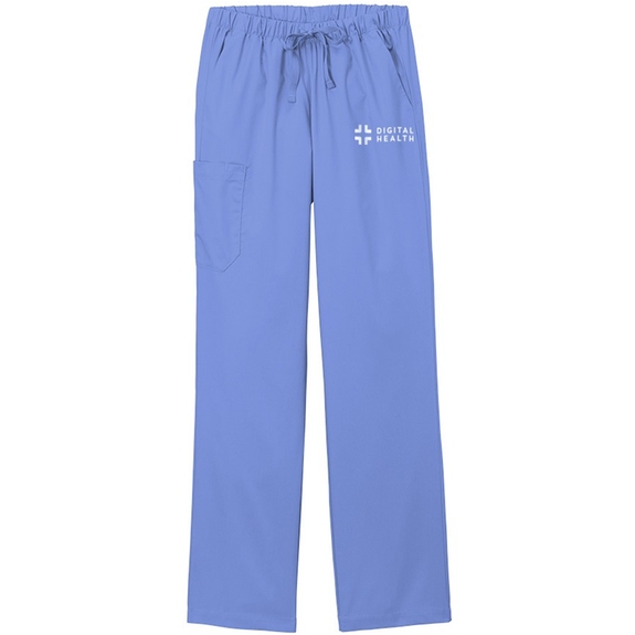 Ceil Blue - WonderWink&#174; WorkFlex&#153; Custom Cargo Pant - Women's