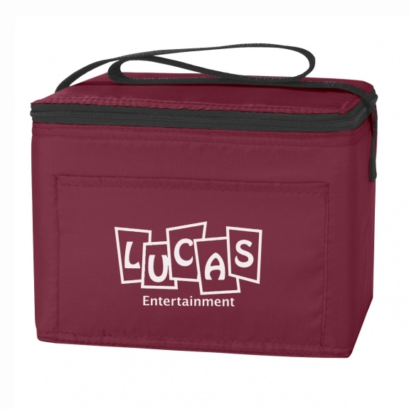 Maroon Insulated Promotional Cooler Bags 