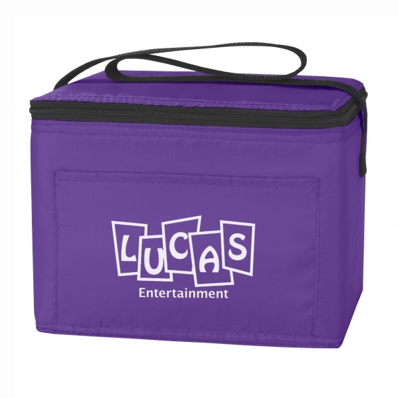 Purple Insulated Promotional Cooler Bags 