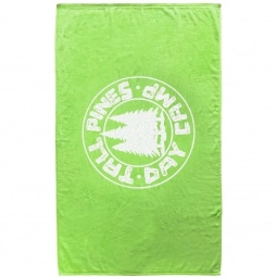 Terry Velour Custom Beach Towel - 35" x 60"