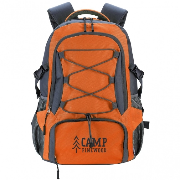 Orange Koozie Wanderer Custom Laptop Backpack - 15"