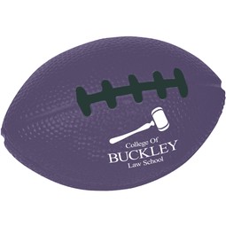 Purple - Football Shaped Custom Logo Stress Ball