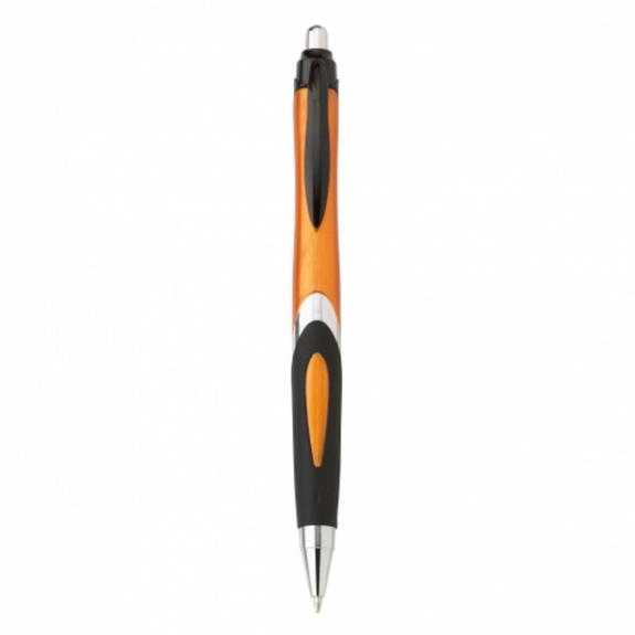 Metallic Orange Helix Style Promo Pen
