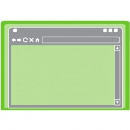 Translucent Lime Green Press n' Stick Custom Calendar - Web Page