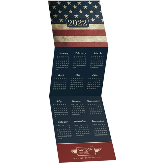 Full Color Tri-Fold Custom Calendar - USA