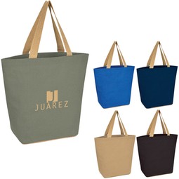 Group - Marketplace Jute Custom Tote Bag - 16.25w x 14.25h