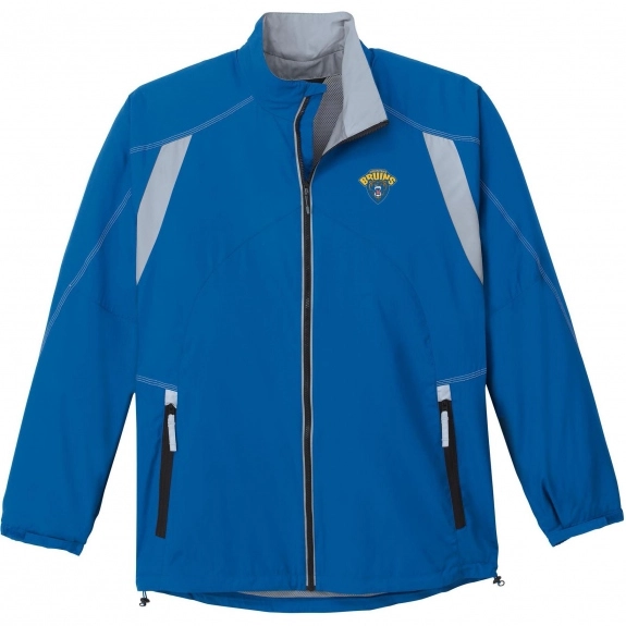 Nautical Blue North End Lightweight Color-Block Custom Jackets - Women's