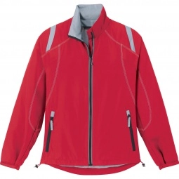 Olympic Red North End Lightweight Color-Block Custom Jackets - Women's