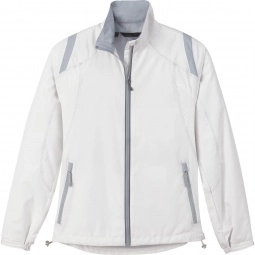 White North End Lightweight Color-Block Custom Jackets - Women's