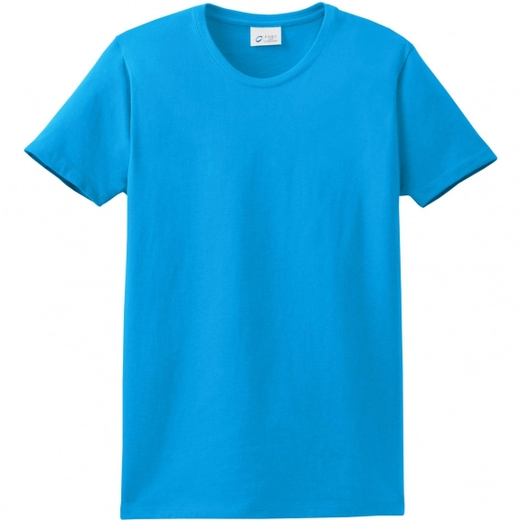 Sapphire Port & Company Essential Logo T-Shirt - Women's - Dark Colors