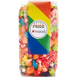 Clear Pride Contemporary Rainbow Custom Logo Popcorn