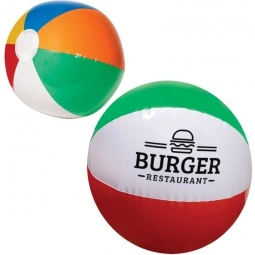 Promotional Multi-Color Custom Beach Ball - 16" with Logo