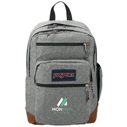 Grey - JanSport Cool Student Branded Computer Backpack - 15"