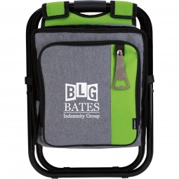 Lime Green - Koozie Backpack Promotional Cooler Chair