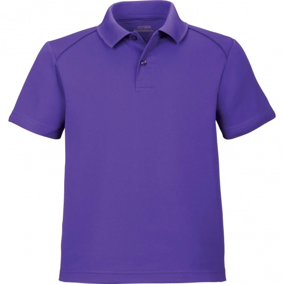 Campus Purple Extreme EPerformance Snag Resistant Custom Polo - Youth