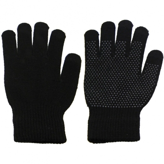 Black Touchscreen Winter Custom Gloves