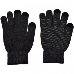 Charcoal Grey Touchscreen Winter Custom Gloves