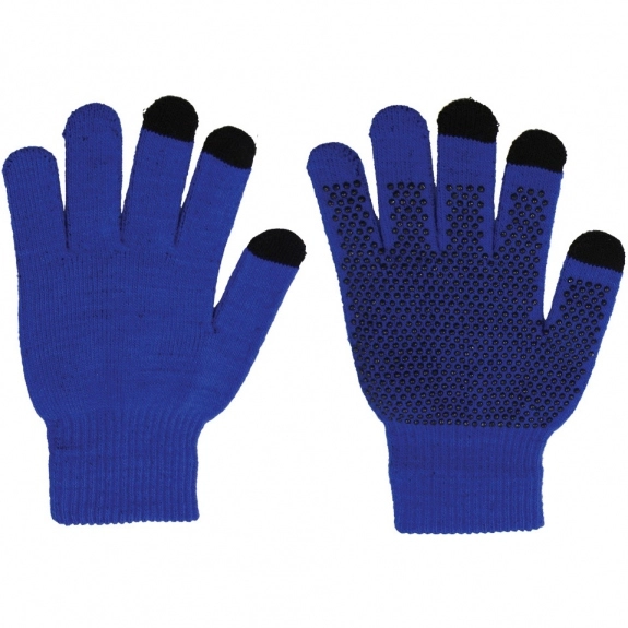 Royal Blue Touchscreen Winter Custom Gloves