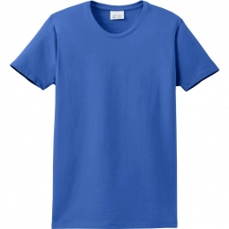 Royal Blue Port & Company Essential Logo T-Shirt - Women's - Dark Colors