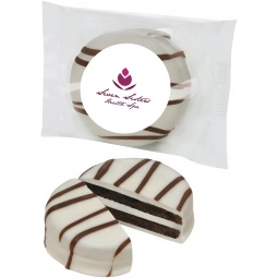 Full Color Belgian White Chocolate Covered Oreo Custom Cookies
