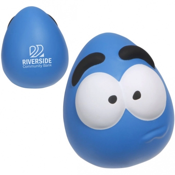 Blue Mini Stressed Mood Wobbler Custom Stress Balls