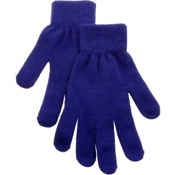 Blue Acrylic Custom Gloves