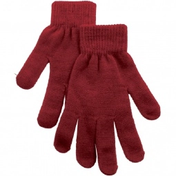 Burgundy Acrylic Custom Gloves