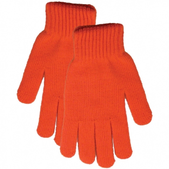Orange Acrylic Custom Gloves