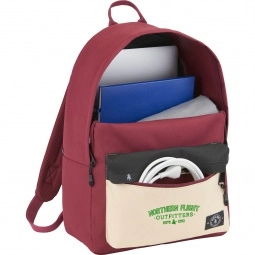 In Use - Recycled Parkland Kingston Computer Custom Backpack