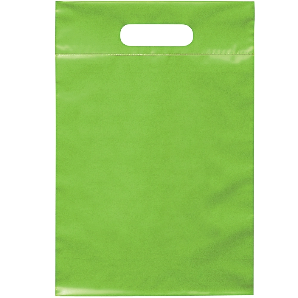 Die Cut Handle Promotional Plastic Bag 9.5 x 14 ePromos