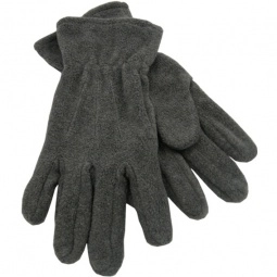 Heather Grey Fleece Winter Custom Gloves