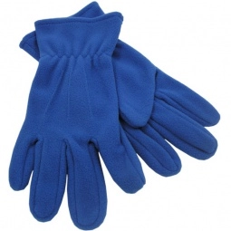 Royal Blue Fleece Winter Custom Gloves
