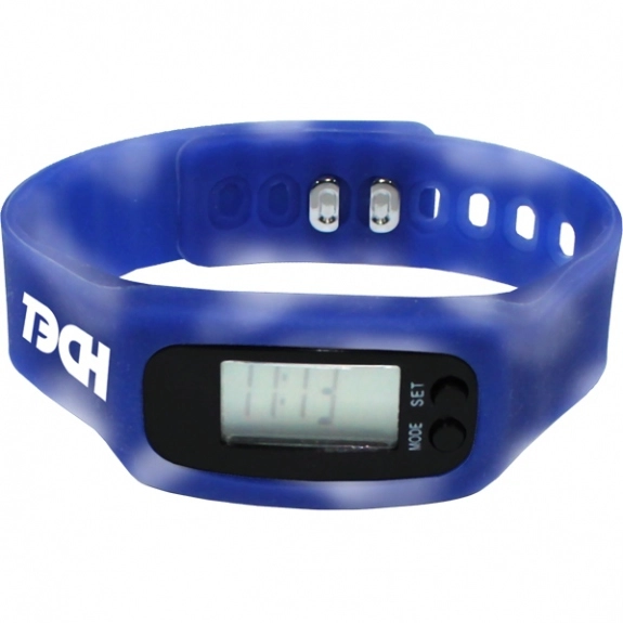 Blue - Mood Color Changing Pedometer Custom Watch