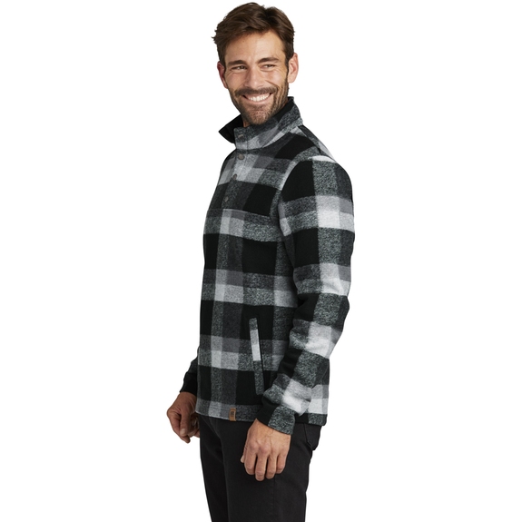 Side - Russell Outdoors&#53; Basin Snap Custom Pullover - Men's