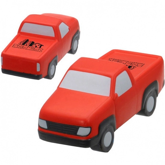 Red Pick-Up Truck Promotional Stress Balls