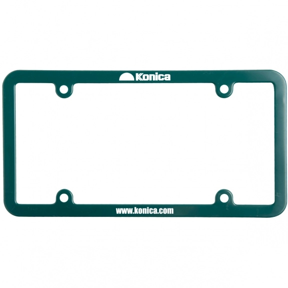 Dark Green 4 Holes Universal Custom License Plate Frames