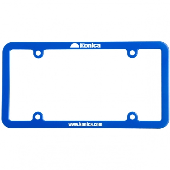 Blue 4 Holes Universal Custom License Plate Frames