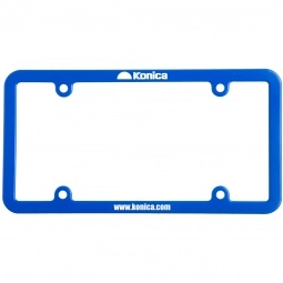 Blue 4 Holes Universal Custom License Plate Frames