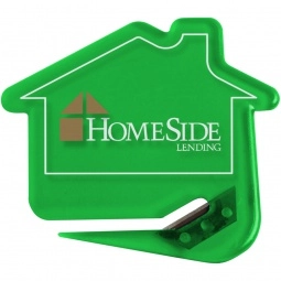 Trans. Green Branded Letter Opener - House