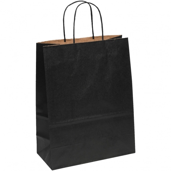 Black Full Color Matte Finish Promotional Shopping Bag