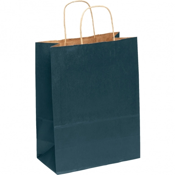 Blue Full Color Matte Finish Promotional Shopping Bag