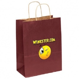 Full Color Matte Promotional Shopping Bag - Colored